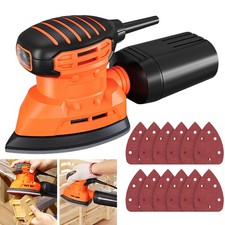 130W Electric Sander Hand Held Mouse Sand Machine DIY for Painted Wood, Walls