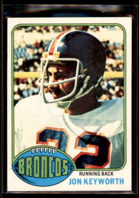 1976 Topps Jon Keyworth RC #367 Denver Broncos