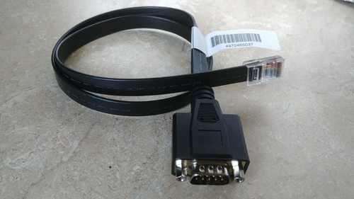 NCR 497-0465037 1432-C337-0007 RJ50 10-poliges RS-232 auf DB9 serielles Kabel Adapter - Bild 2 von 8