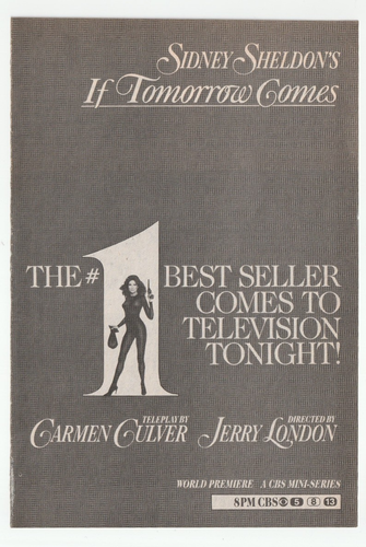1986 Lot of 3 IF TOMORROW COMES Magazine AD~Madolyn SMITH/Susan HESS/Liam NEESON - Picture 2 of 3