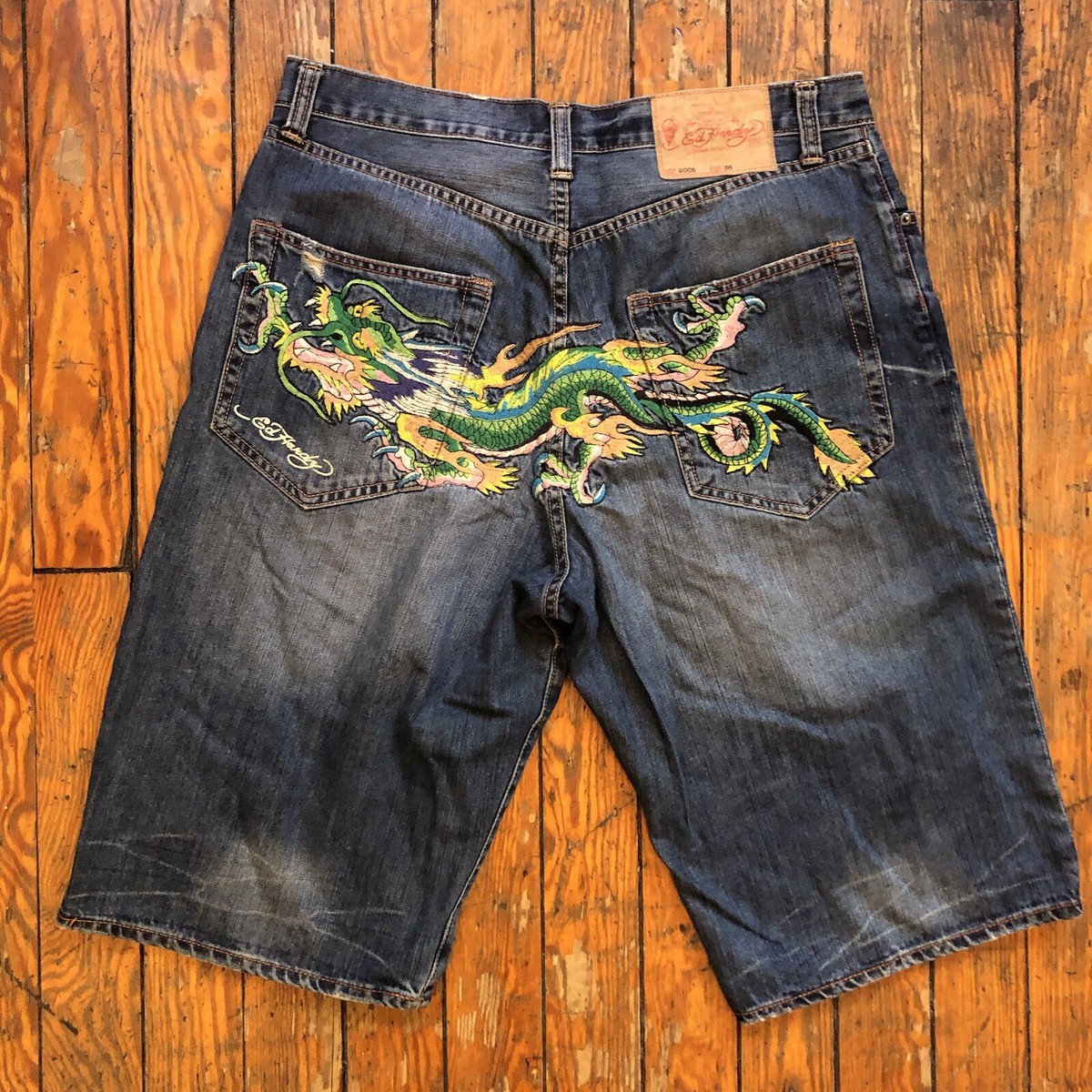 Ed Hardy ★ Dragon Jorts ジョーツ ショーツ ドラゴン カモ Ed Hardy ☆ Dragon Jorts ジョーツ ショーツ ドラゴン Mens