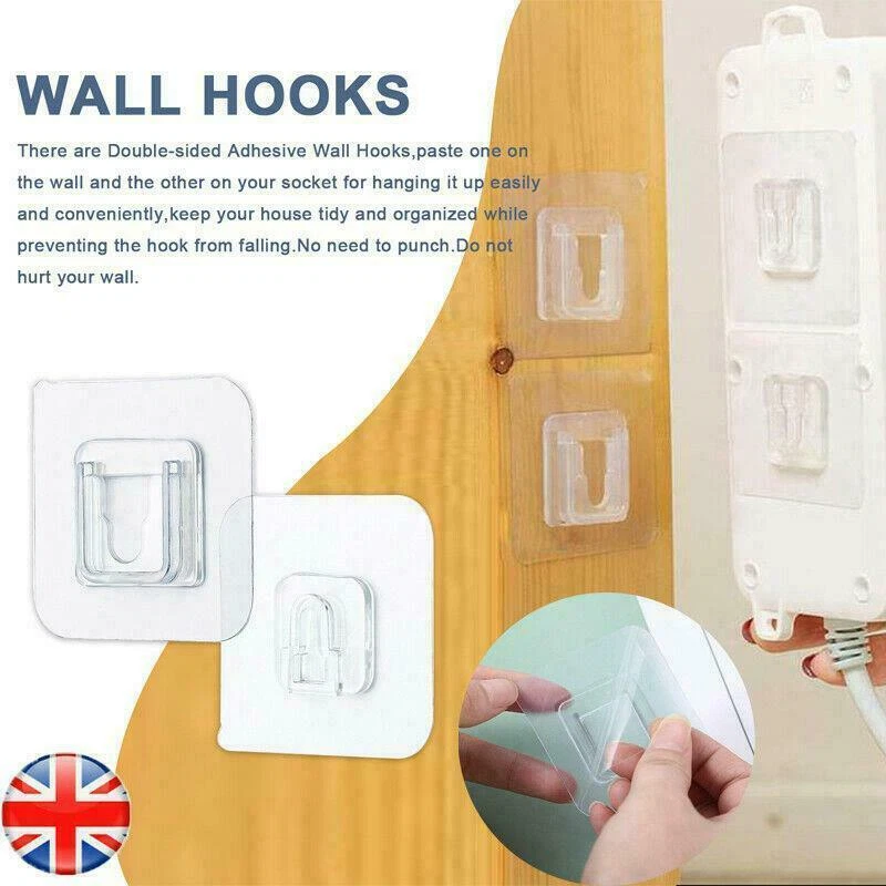 Double sided tape hooks deals