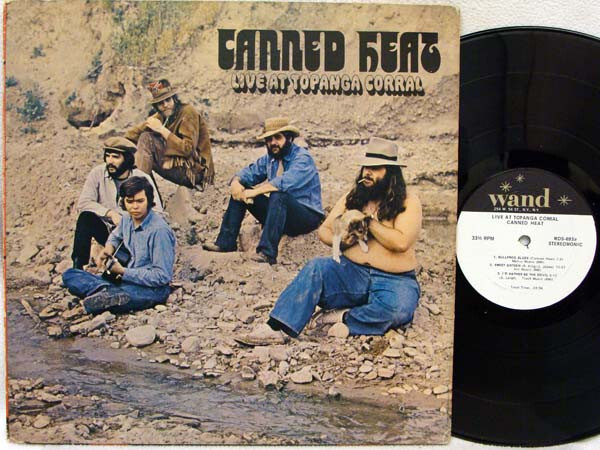 CANNED HEAT - Live at Topanga Corral LP (RARE US Pressing on WAND