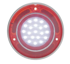 United Pacific CBL6951LED 1968-1973 Chevy Corvette LED Back-Up Light w/ SS Rim