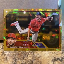 2023 Topps Chrome Sapphire Ryan Tepera Gold Refractor #16/50!!