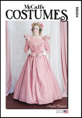 Ladies 19th Century 1890s Victorian Era Tea Dress Costume McCall's