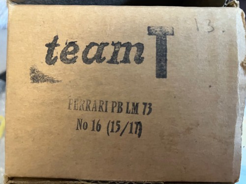 Kit! Ferrari 312 PB (no.15; 16; 17) Le-Mans 1973 1:43 teamT (DAM) piccola ferita - Foto 8 di 8