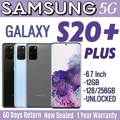 BRAND NEW SAMSUNG GALAXY S20+ PLUS 5G G981U 12GB BLACK GRAY GSM+CDMA UNLOCKED