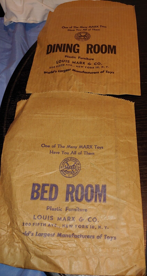 Vintage Marx Playset Paper Bag eBay