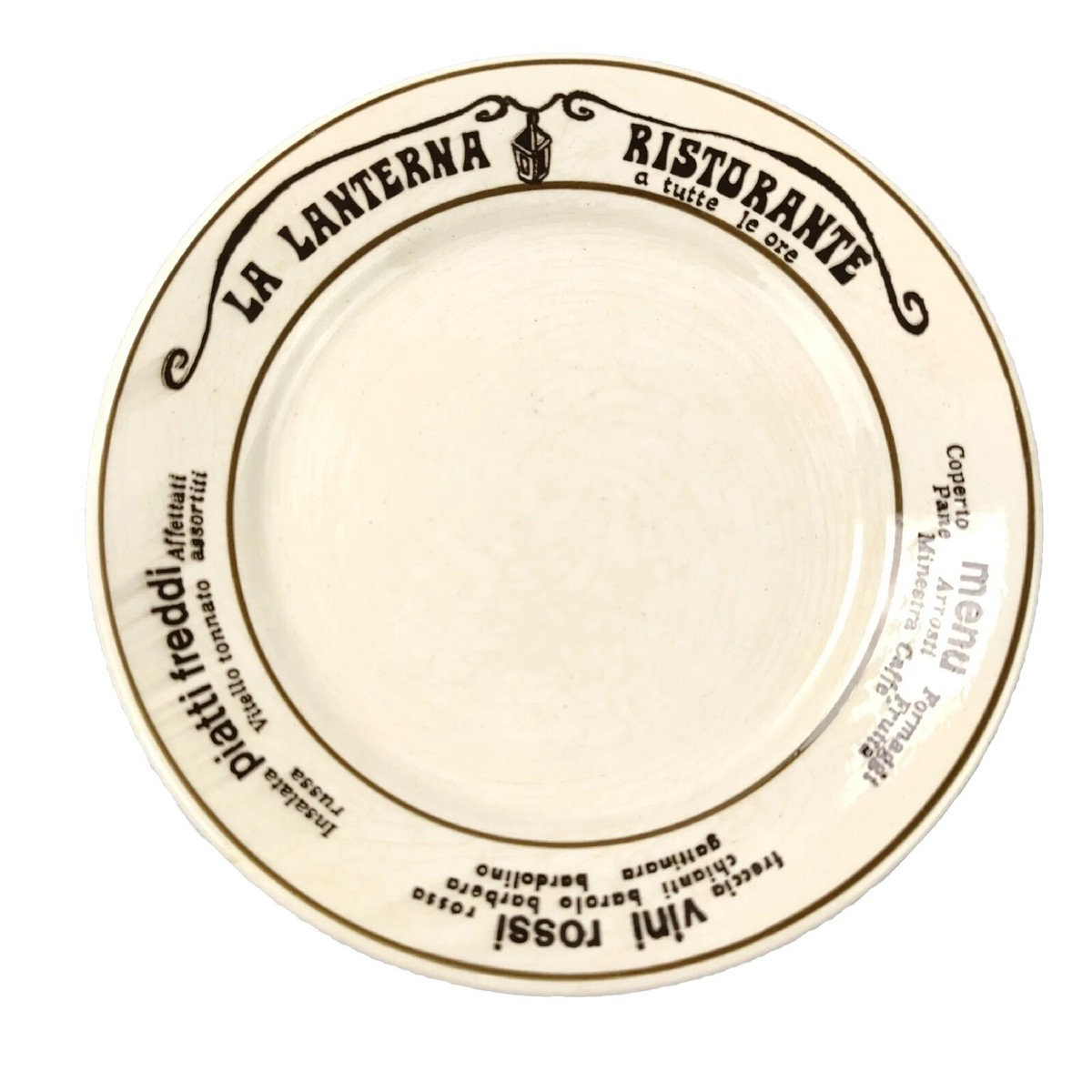 VTG LA LANTERNA RISTORANTE CERAMICA IRONSTONE GIOVANNI
