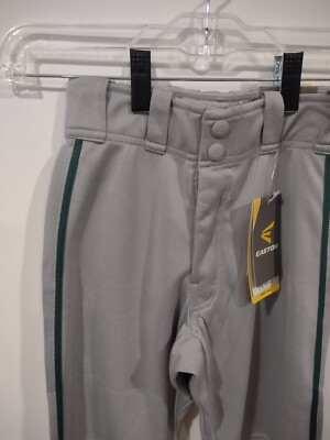 Kids Sports Pants Easton MAKO 2 Youth Baseball Pants - Grey/Green