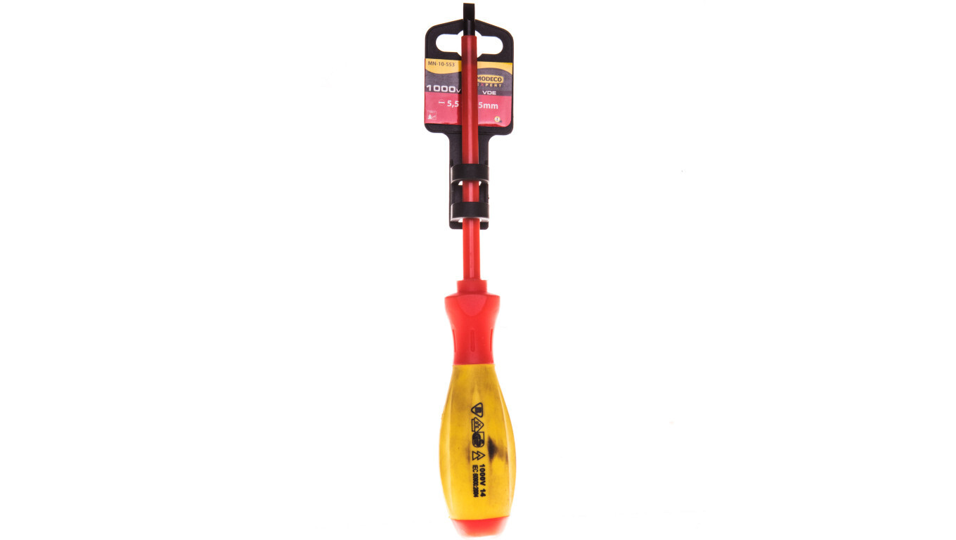 INSULATED SCREWDRIVER 5.5 X 125MM/1000V MN-10-553 /T2UK