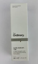 NIB The Ordinary Lactic Acid 10% + HA  1 Fl Oz 30mL Face Skincare Solution