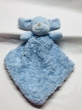 Blankets Beyond Plush Lovey Blue Puppy Dog Minky Swirl Blanket 13 In