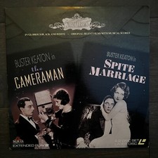 THE CAMERAMAN / SPITE MARRIAGE Laserdisc LD ML102225 Silent Classics
