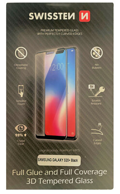 Swissten Ultra Durable 3D Full GlassDisplayschutz für Samsung Galaxy S20 