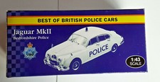 ATLAS DIE-CAST POLICE JAUGUAR MK11 POLICE CAR SCALE 1/43, BRITISH POLICE CAR OF 
