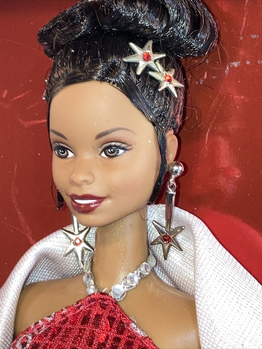 Barbie Collector Edition Mattel African-American Asha Face in Red