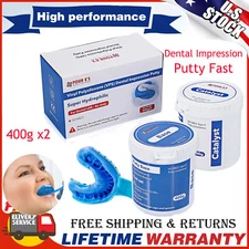 Dental Putty Fast / Regular Set Hydrophilic VPS Impression Material Mint 2x 400g