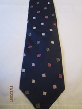 Jos A Bank Blue Silk Neck Tie