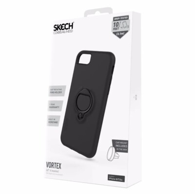 Skech Vortex Case For iPhone 8 7 6S with Car Mount SK29-VTX-BLK – Black ...