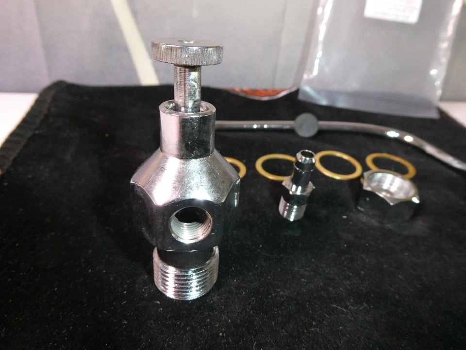 Отключатель топливного крана Harley FL подходит для замены старого стержня V-Twin 1940-65 годов выпуска 38-0202 E8 - Изображение 3 из 4