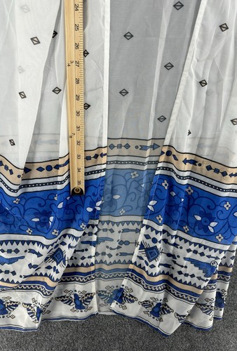 NEW Cupshe Beach Cover Sheer Kimono Style White One Size Boho Beach - 第 8/9 張圖片