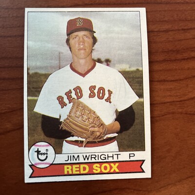 1979 Topps 349 Jim Wright   Boston Red Sox  RC Baseball Card