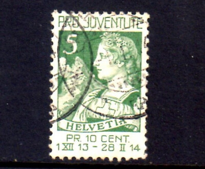 Switzerland Semi-Postal 1913 Scott# B1 Used VF