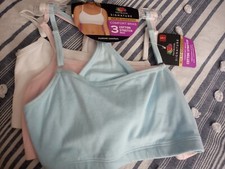 Fruit of The Loom Signature Women's 3 Cotton Stretch Adjustable Strap Bra Size S