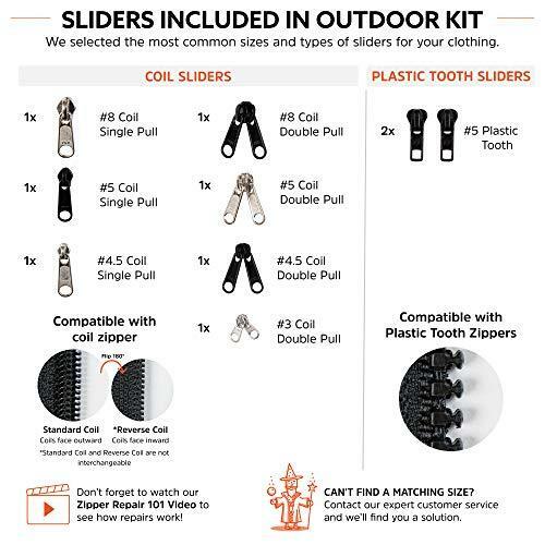 Zipper Rescue Repair Kit - Original Moto Kit For Fixing Jacket, Bag & Gear Zippers (Made In USA) - View #4