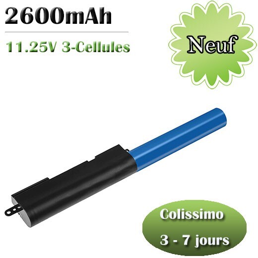 Batterie Asus X540 R540 X540YA compatible ordinateur portable 2600mAh noir