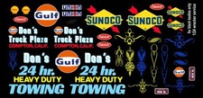 Don's 24hr Heavy Duty Towing Wrecker 1/64th HO Scale Slot Car Decals black body