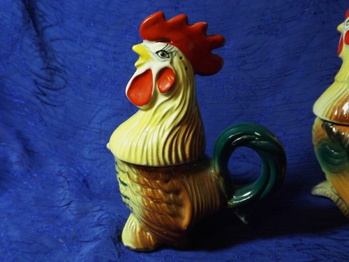 Vintage Royal Japan Chicken Stacking Creamer Sugar Salt - Picture 7 of 10
