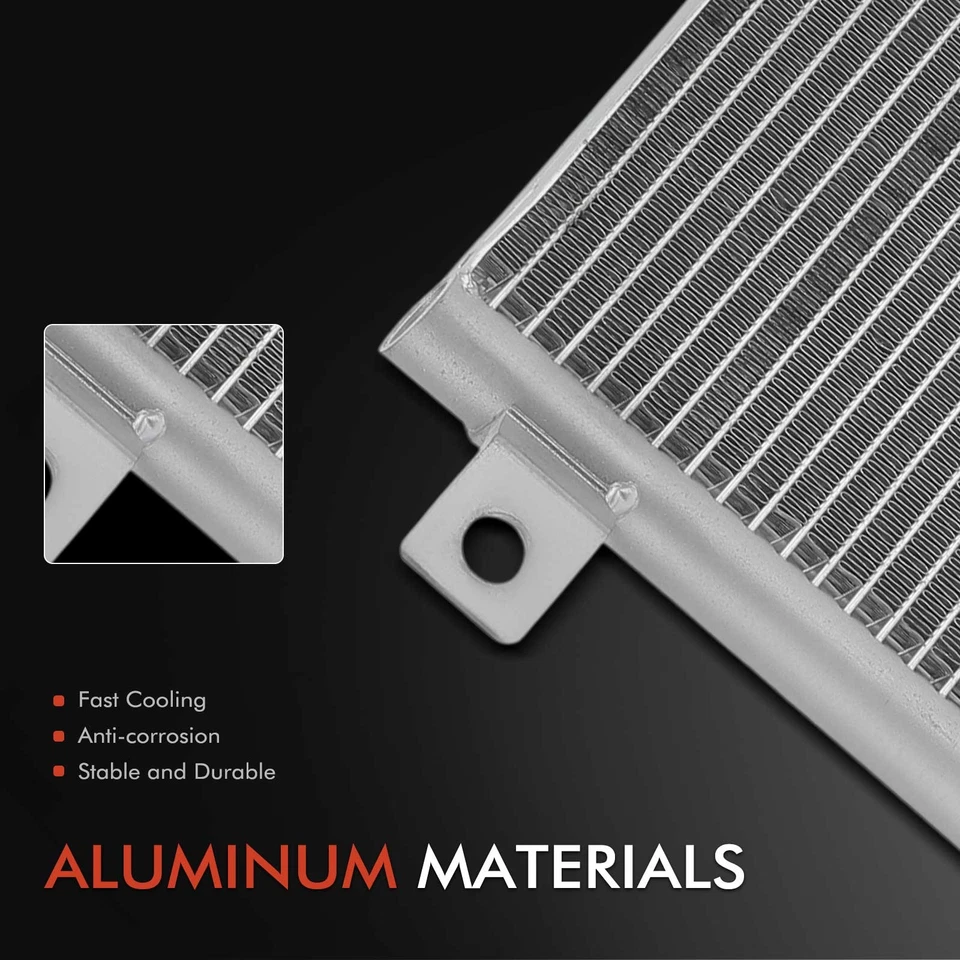 Condensador AC com suporte para Chrysler Town & Country Dodge Grand Caravan Caravan - Imagem 2 de 4