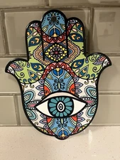 Hands Hand Of Protection Ceramic Trivet