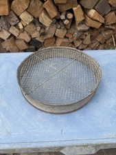 Vintage Metal Garden Soil Riddle Sieve