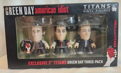 Green Day Vinyl Figures Hot Topic  Exclusive 3'' Titans Three-Pack