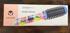 Calista GoGo Mini Round Brush Retro New BLUE GARDEN
