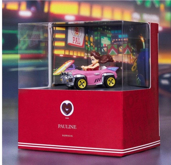 Hot Wheels Mario Kart Pauline 未開封 SDCC 2025 Mattel Hot Wheels Exclusive Mario Kart Pauline In Hand