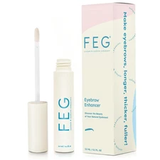 FEG Eyebrow Enhancer Growth Serum for Thicker Brows | Natural Brow Enhancing