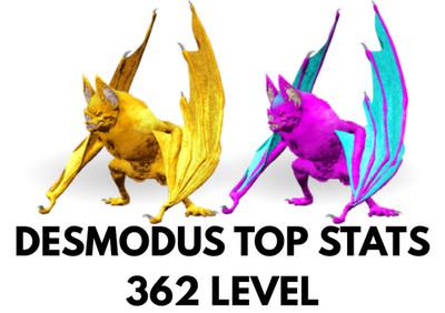 Desmodus TOP STATS Clone Ark Survival Ascended Official PVE