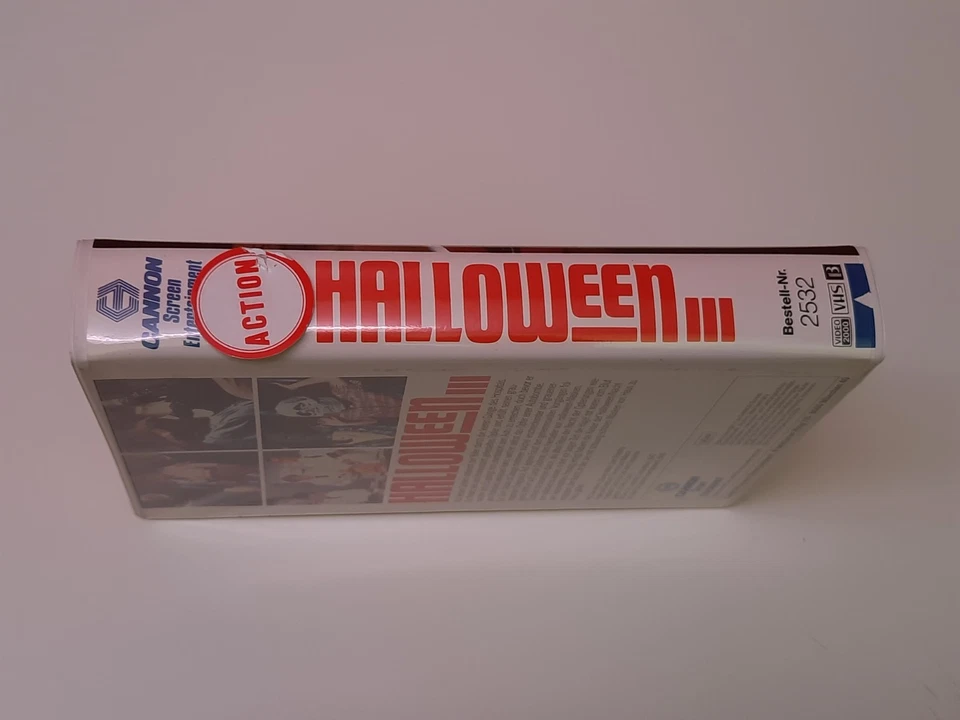Halloween 3 III VHS 1982 German PAL Cannon Video Erstauflage John Carpenter - Bild 3 von 4
