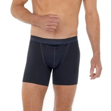 HOM HO1 Long Leg Men's Boxer Briefs Trunk Fly Opening Underwear