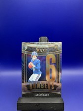 2025 Panini Select Jaxson Dart RC NY Giants Numbers Insert #16