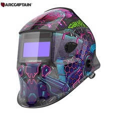 Welding Helmet Large Viewing Screen Auto Darkening 1/1/1/1 Top Optical Clarity  