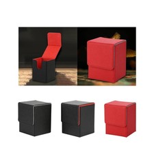 Trading Card Deck Box Toy Storage Protective Playing Card PU Leather Card