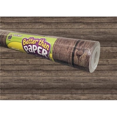 Teacher Created Resources 2021121 4x12 ft. Better Than Paper Dark Wood