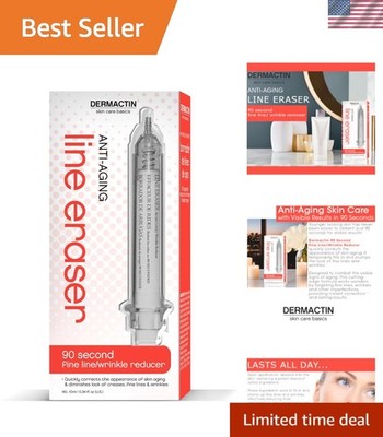 90 Second Line Eraser with Hyaluronic Acid - Effective Anti-Aging Cream 0.34 oz