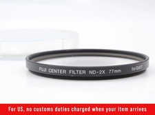 Fujifilm Fujica Center Filter ND-2X 77mm For Fuji G617 From JAPAN [Near MINT]